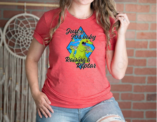 31-01 90's Baby raising reptar Completed Tee