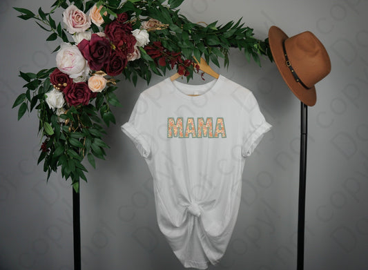 32-06 Mama Floral Completed Tee