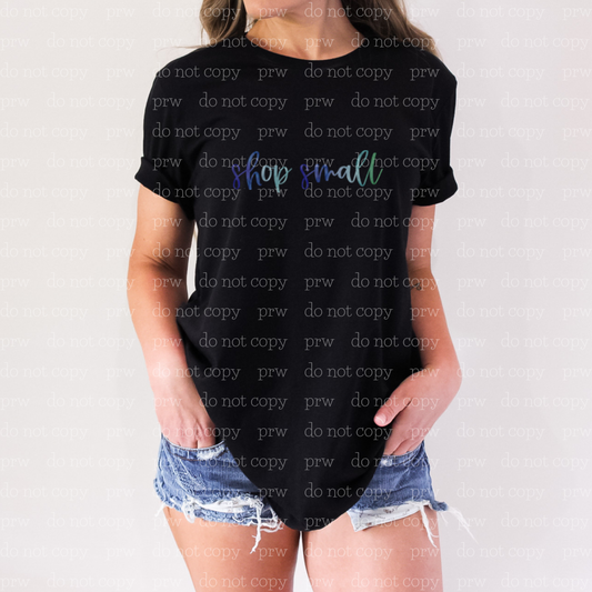 35-06 Shop small watercolor Tee