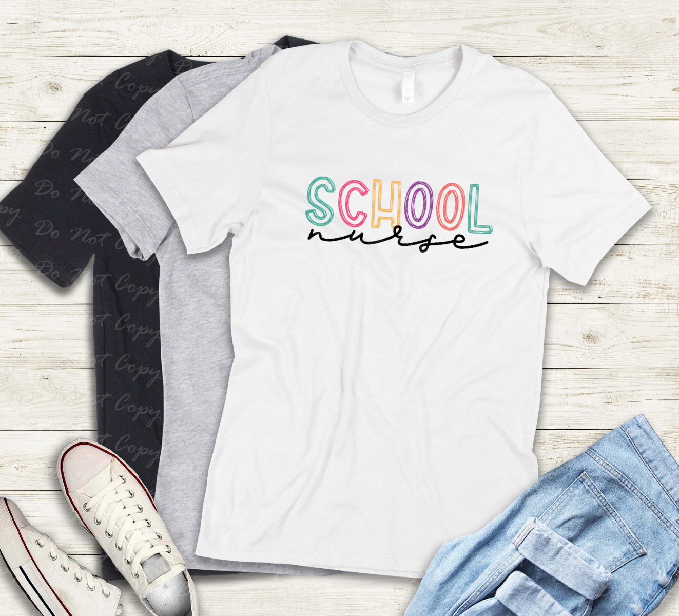 50-15 School Nurse tee