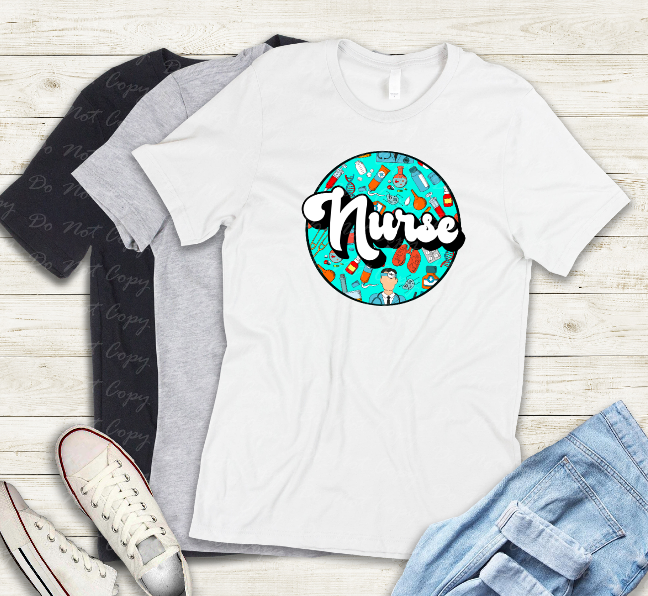 50-17 Nurse circle tee