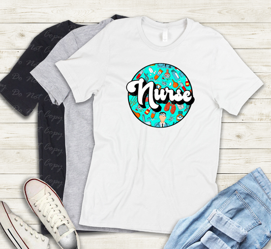 50-17 Nurse circle tee