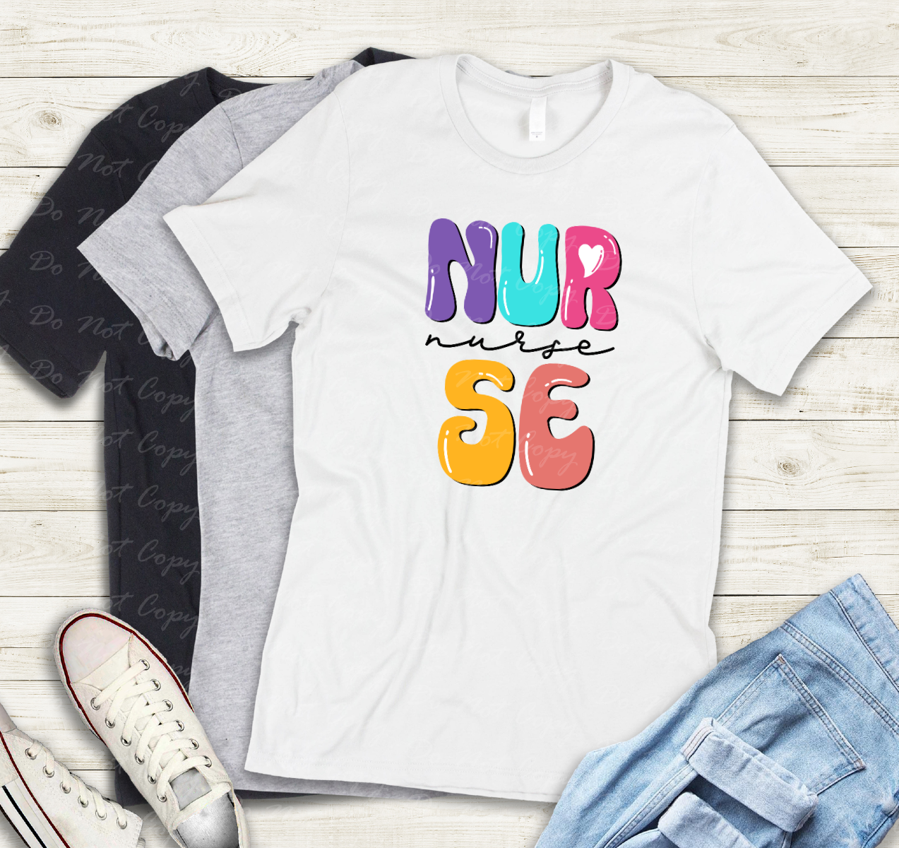 50-5 Bright Nurse tee