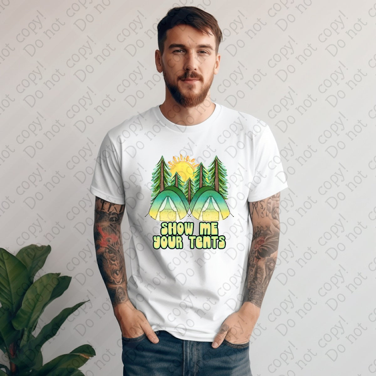 55-44 Show Me Your Tents Completed Tee