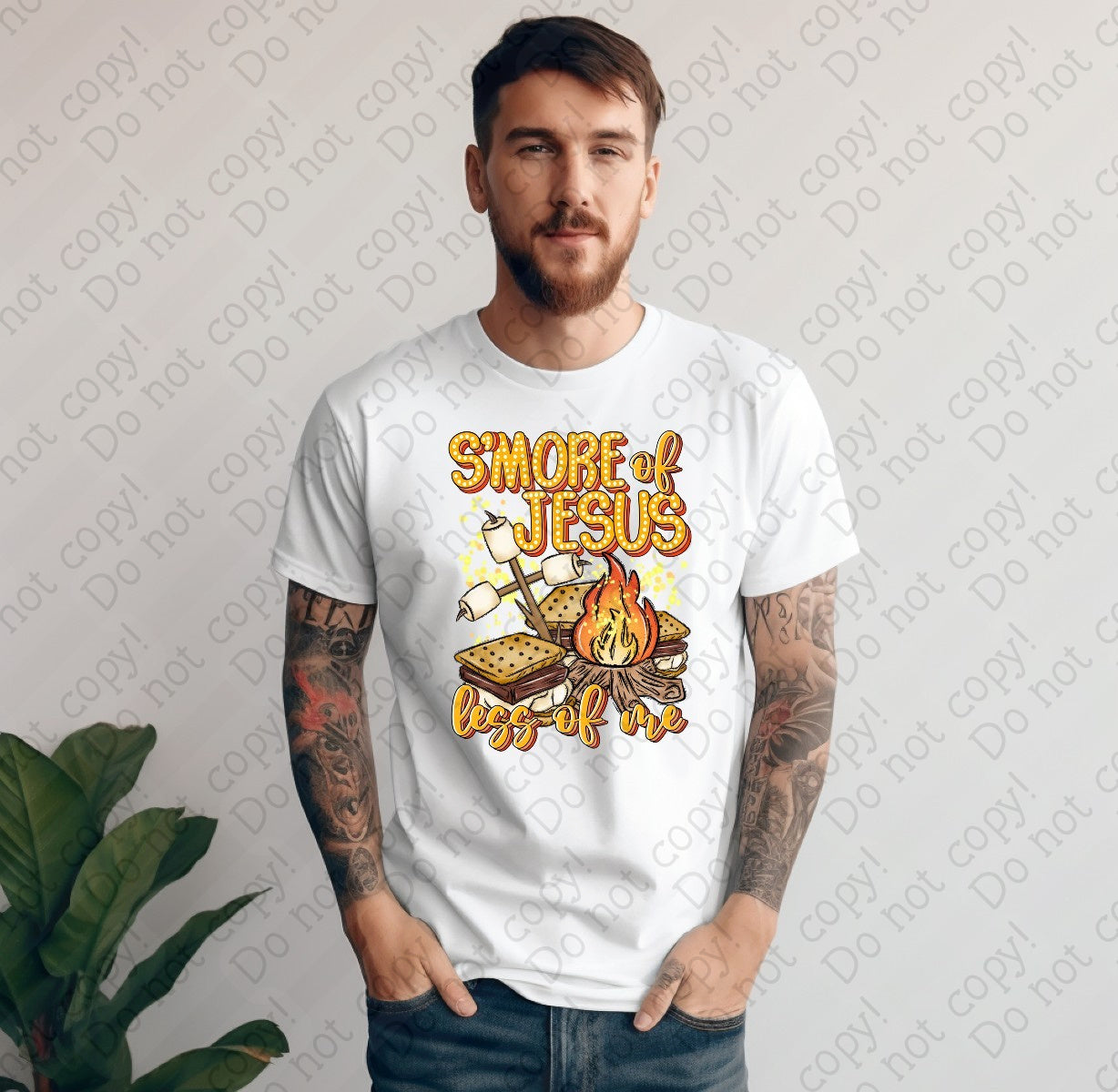 55-55 S_more Of Jesus Completed Tee