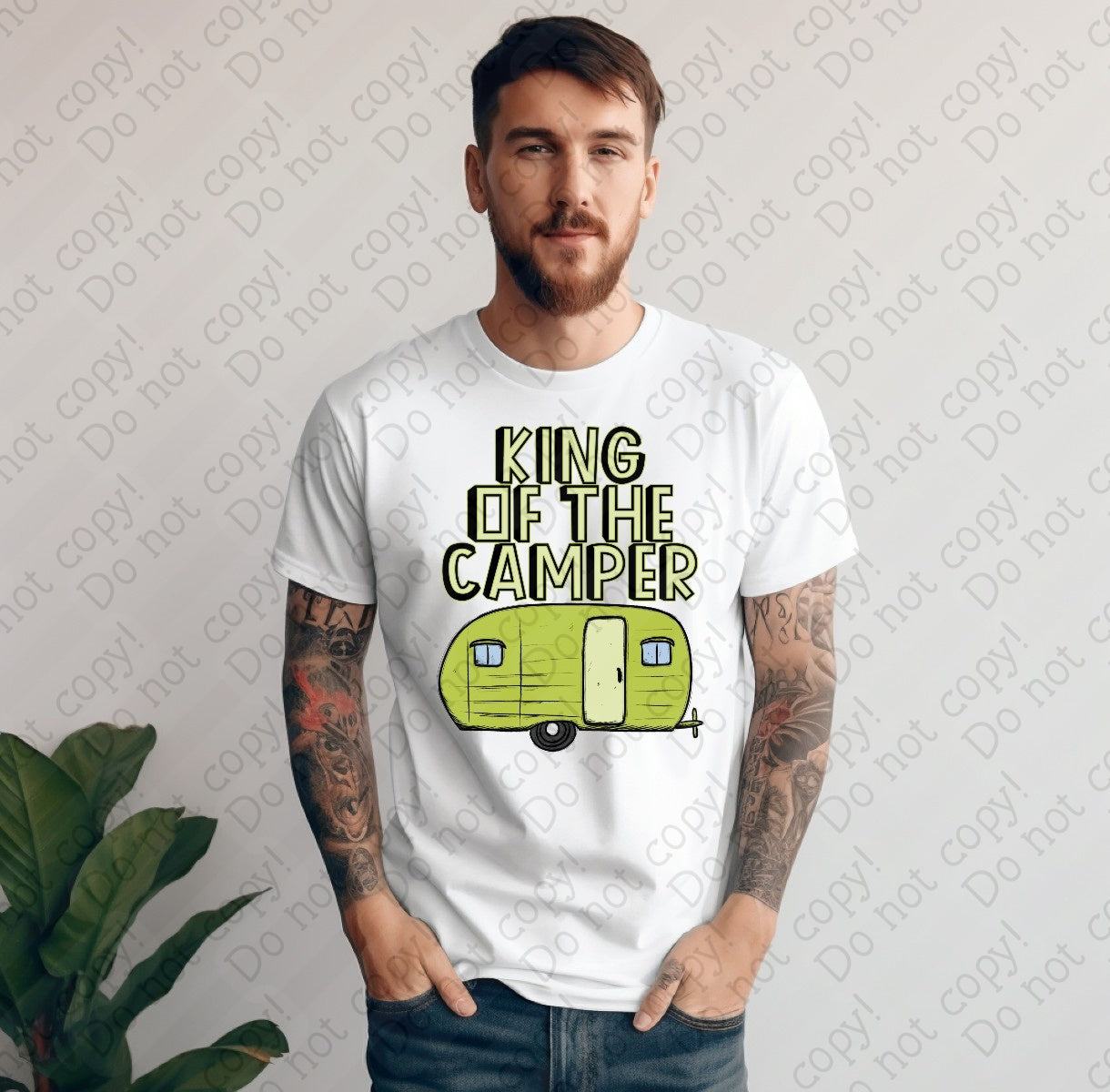 55-56 A King Of The Camper Completed Tee