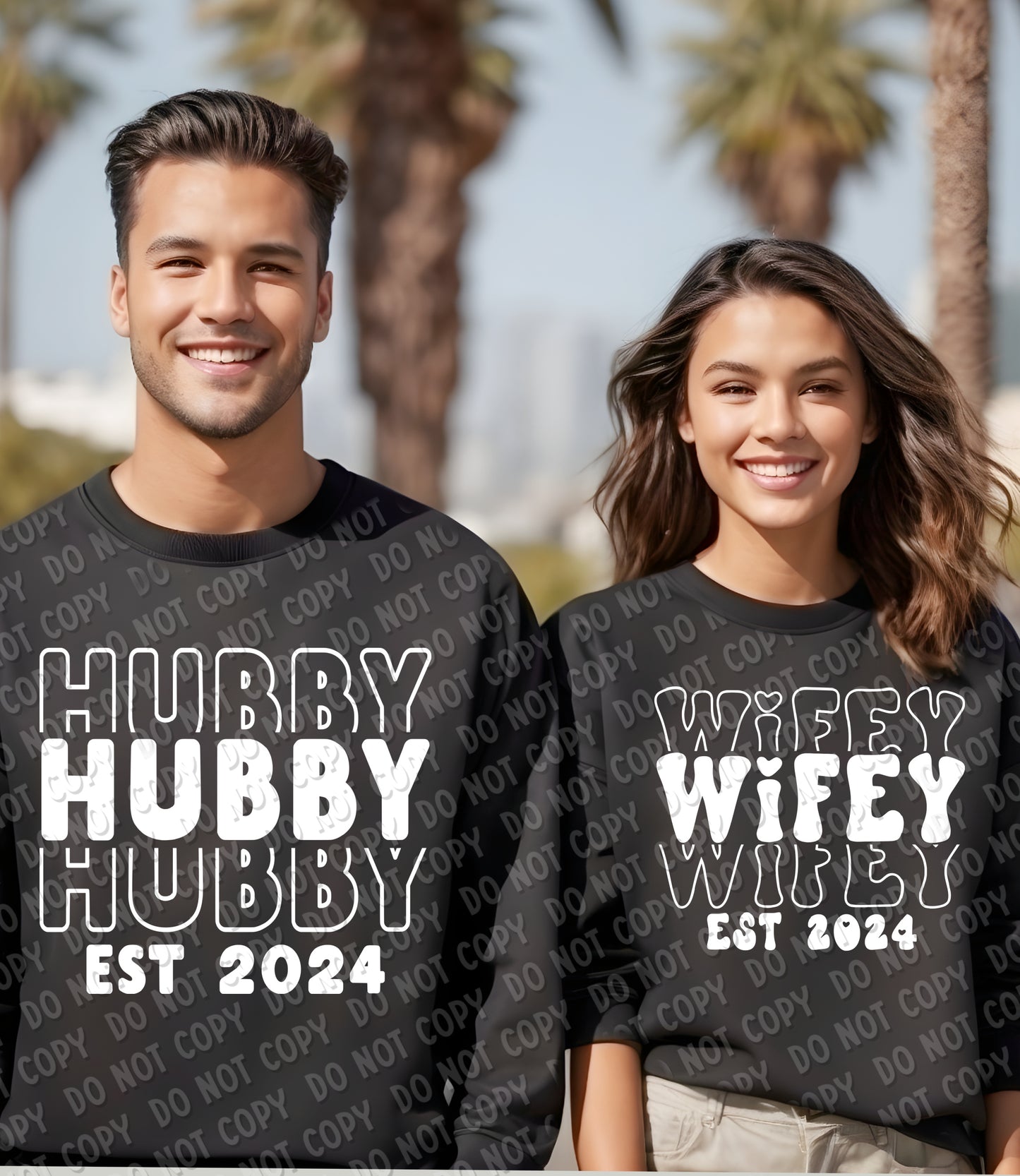 57-05 Hubby 2024 - Stacked White completed tee