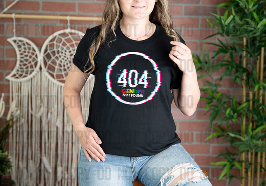 58-01 404 Gender Not Found Completed Tee