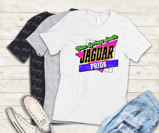 58-01 Blue Springs South Jaguar Pride Retro Mock