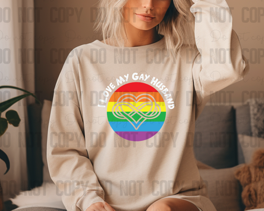 58-104 I Love My Gay Husband Completed Tee