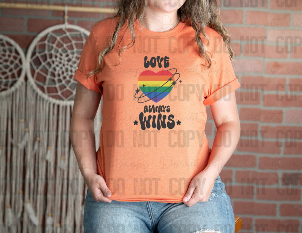 58-141 Love Always Wins Completed Tee