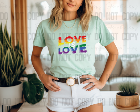 58-147 Love Is Love Completed Tee