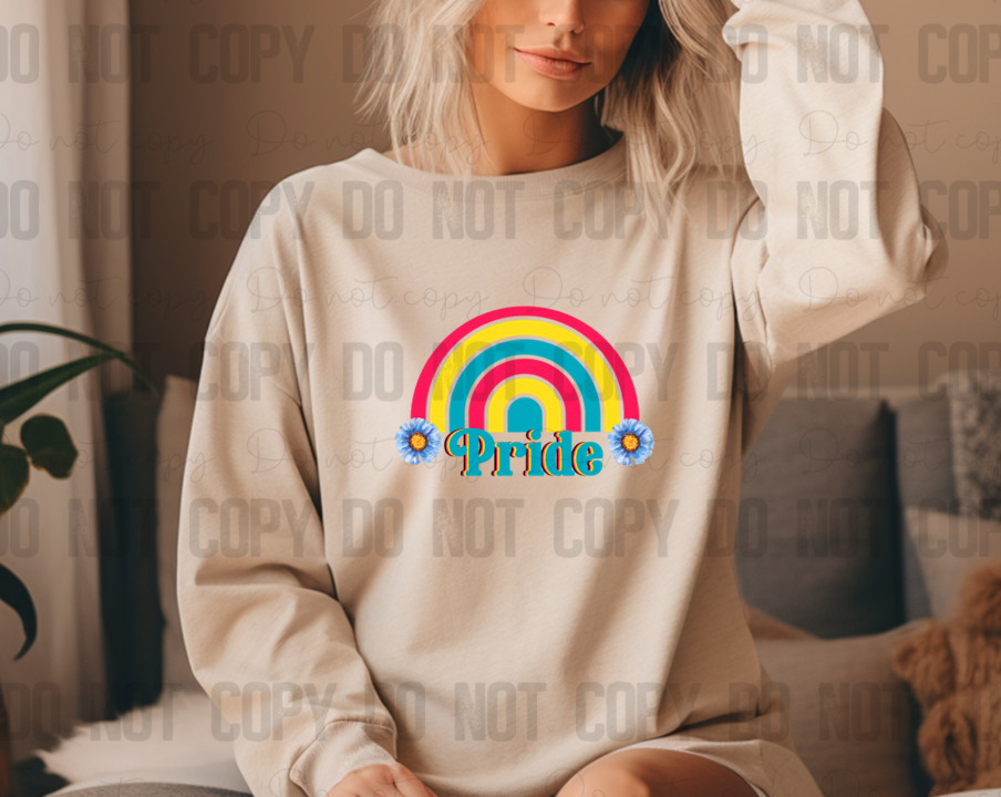 58-196 Pride Rainbow Pansexual Completed Tee