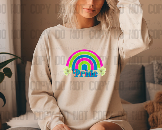 58-197 Pride Rainbow Polysexual Completed Tee