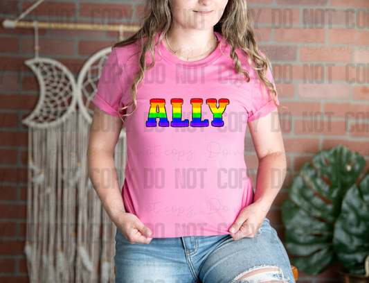 58-223 Rainbow Ally Completed Tee