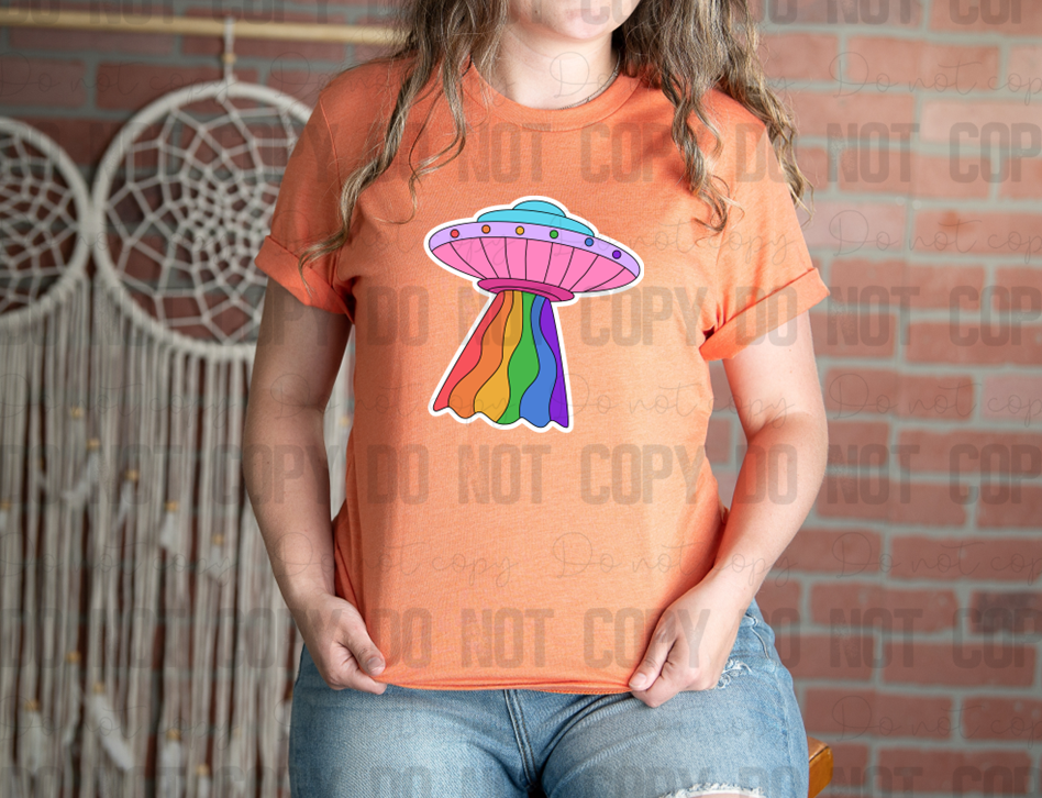 58-236 Rainbow UFO Completed Tee