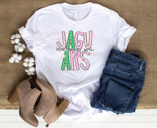 58-23 Jaguars - Colorful Print tee