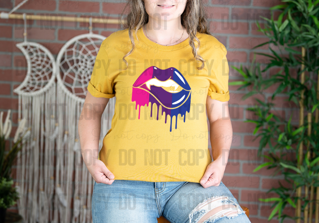 58-27 Bisexual Lip Bite Completed Tee