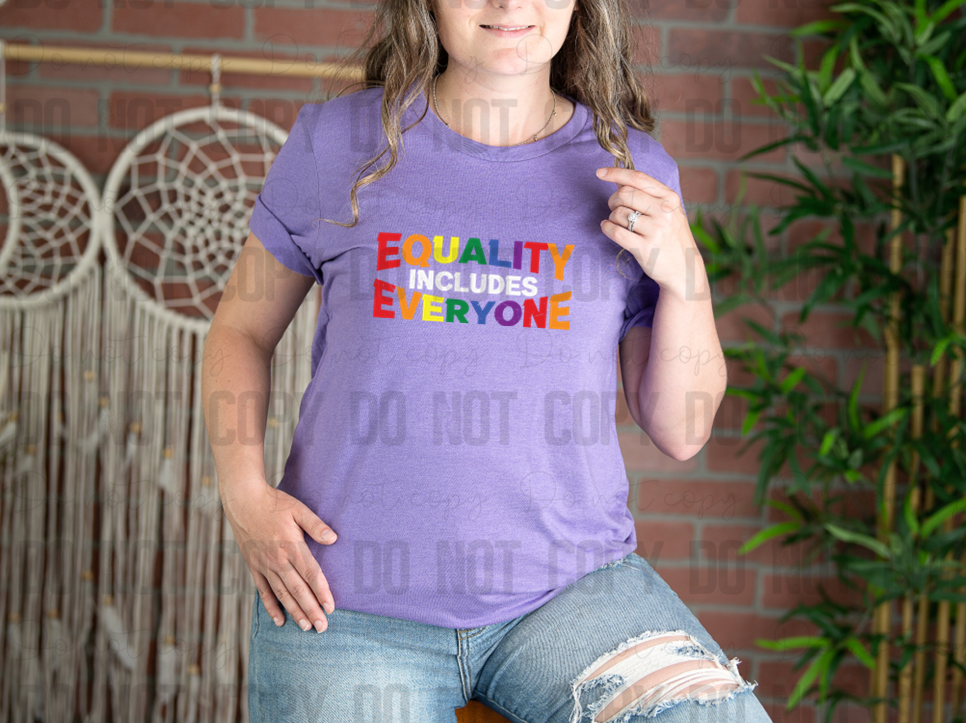 58-41 Equality Includes Everyone Completed Tee