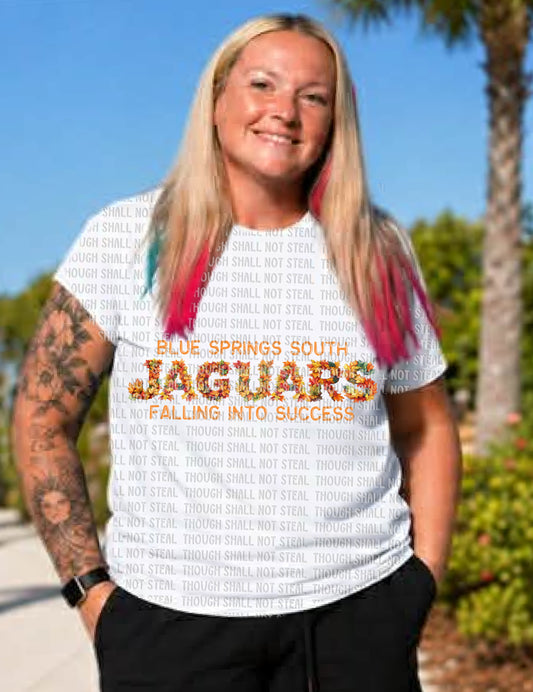 58-44 Jaguars - Falling into Success tee