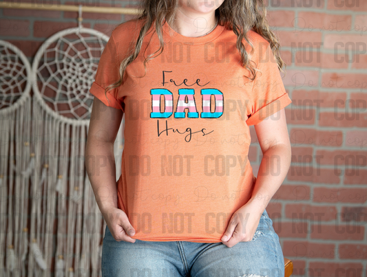 58-48 Free Dad Hugs Transgender Completed Tee