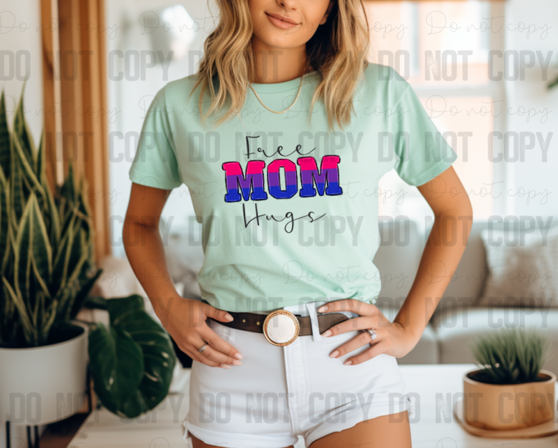 58-52 Free Mom Hugs Bisexual Completed Tee