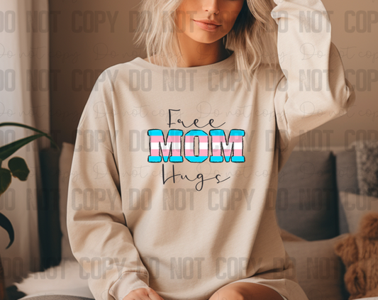 58-57 Free Mom Hugs Transgender Completed Tee