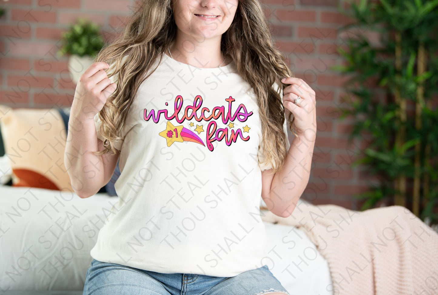 59-09 Blue Springs Wildcats Fan tee