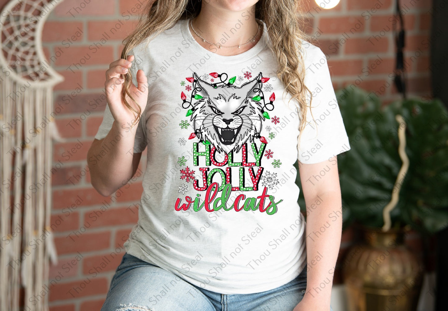 59-13 Holly Jolly Wildcats tee