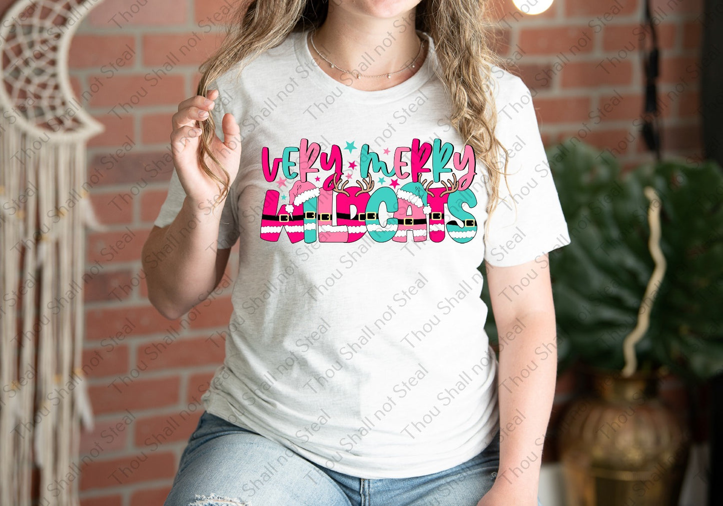 59-16 Very Merry Wildcats tee