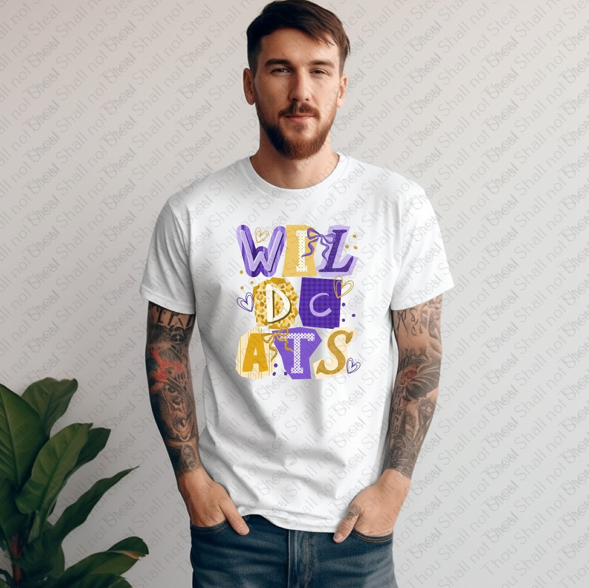 59-29 Wildcats - Ransom Letters Tee