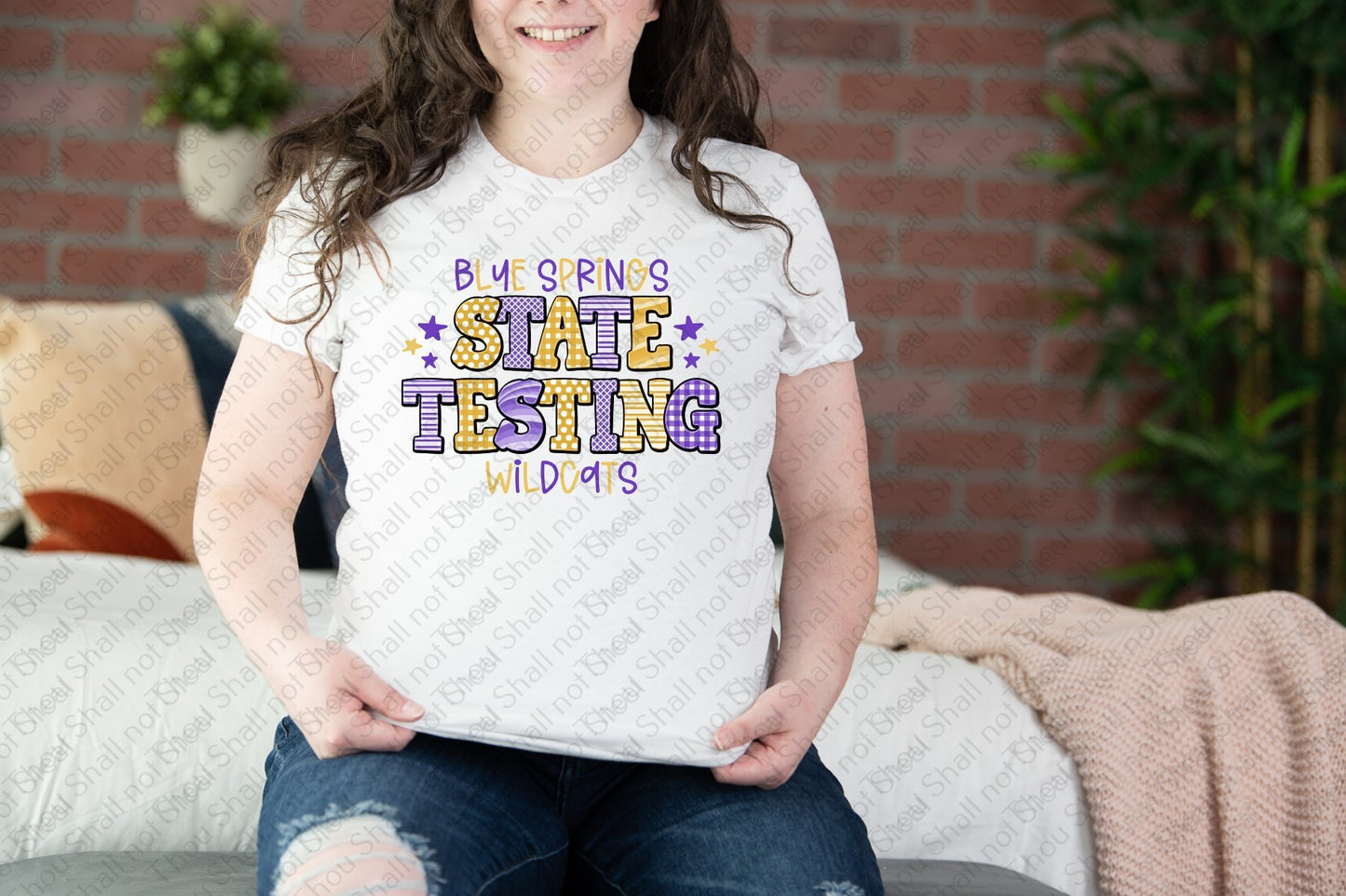 59-34 Blue Springs Wildcats - State Testing tee