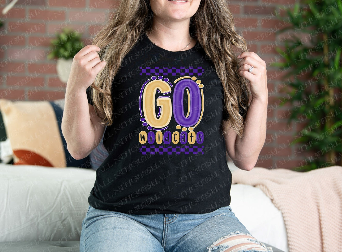 59-43 Go Wildcats tee