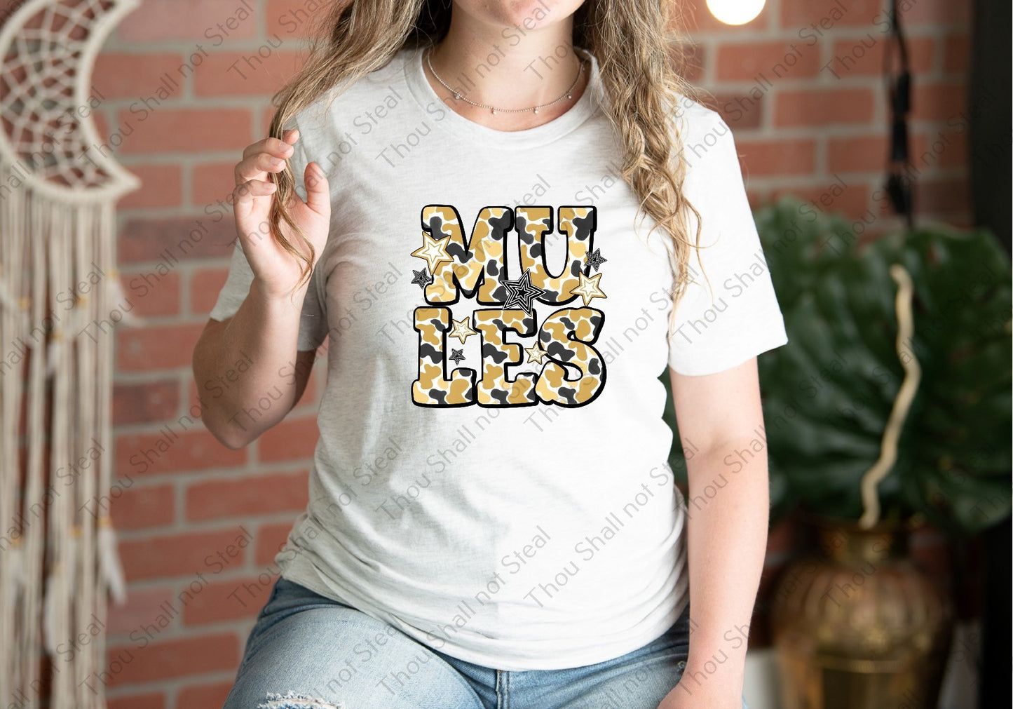 60-09 Mules Camo tee