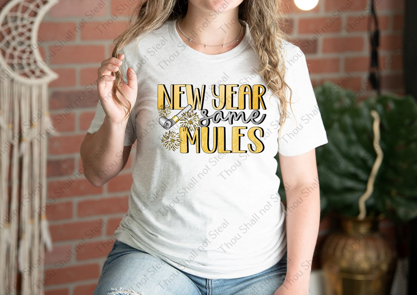 60-11 New year same Mules tee