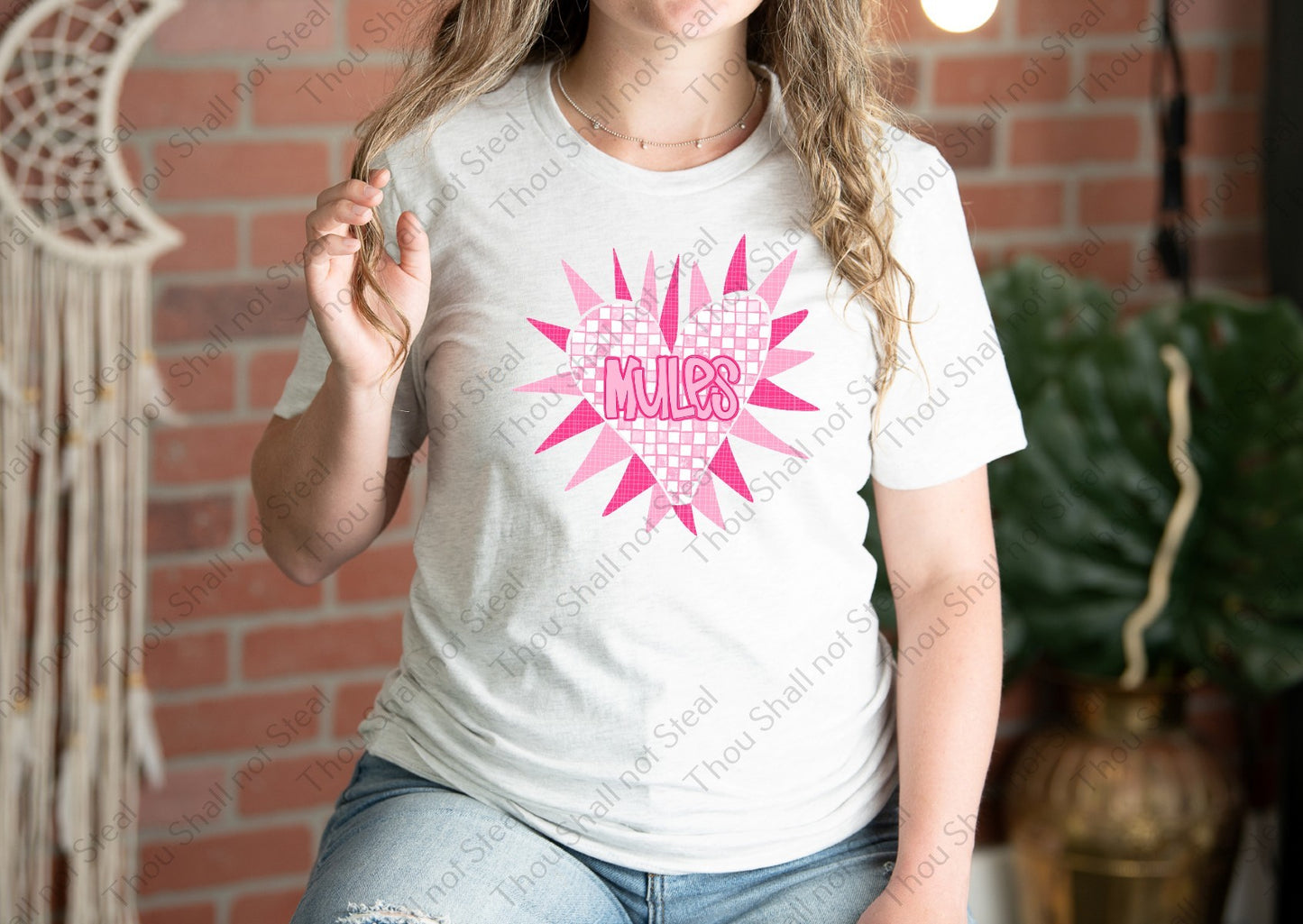 60-13 Mules - Valentine_s Heart Burst tee