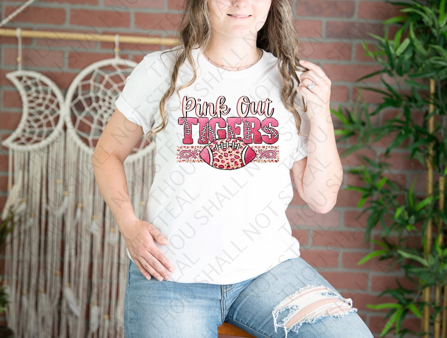 61-11 Pink Out Tigers tee