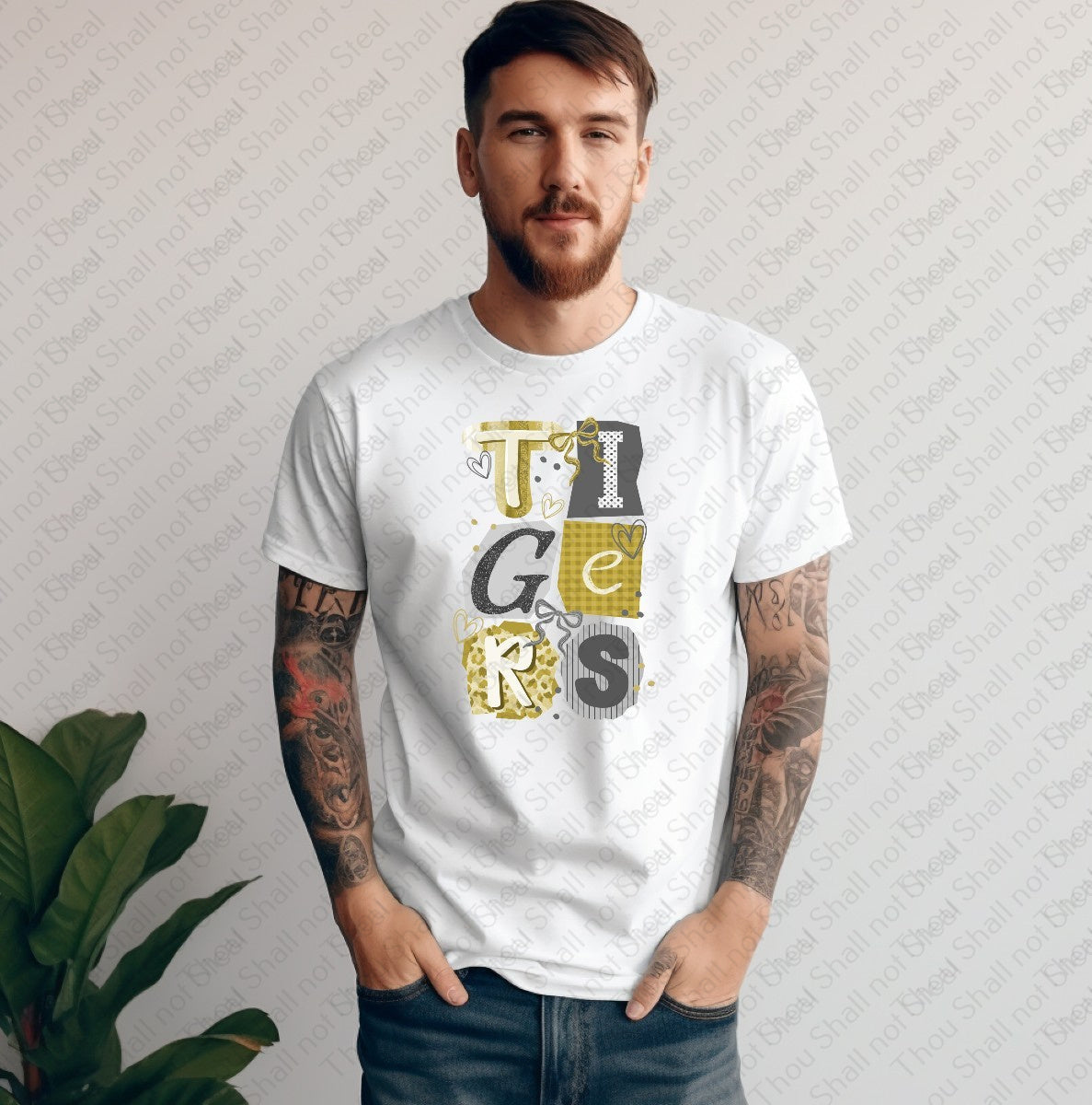 61-29 Tigers - Ransom Letters Tee