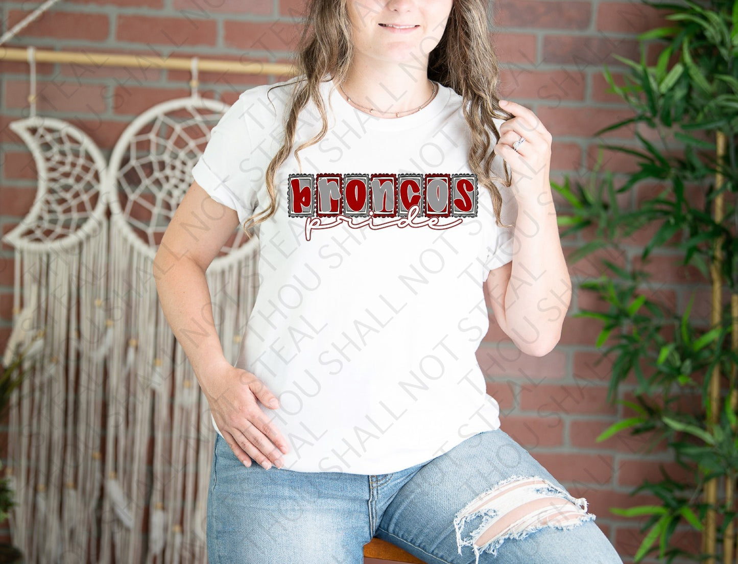 62-12 Broncos pride tee