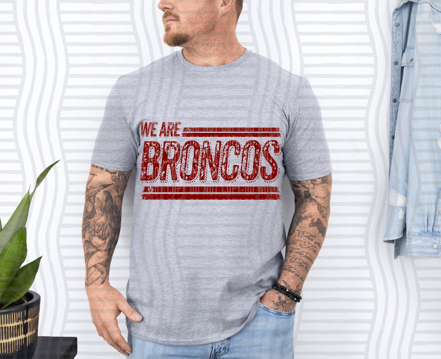 62-26 We are Broncos tee