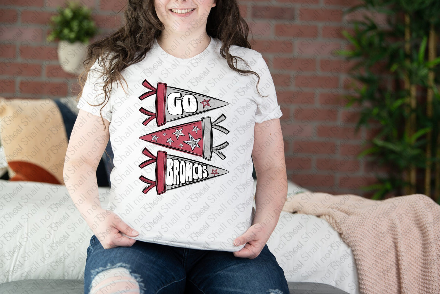 62-30 GO Broncos tee