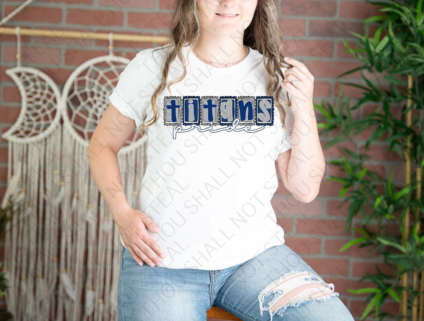 63-12 Titans pride tee