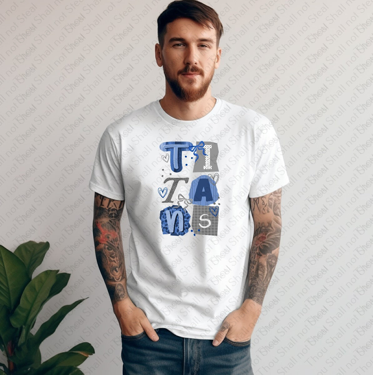 63-29 Titans - Ransom Letters tee