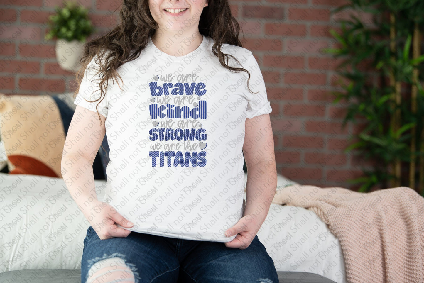 63-31 Brave Kind Strong Titans tee