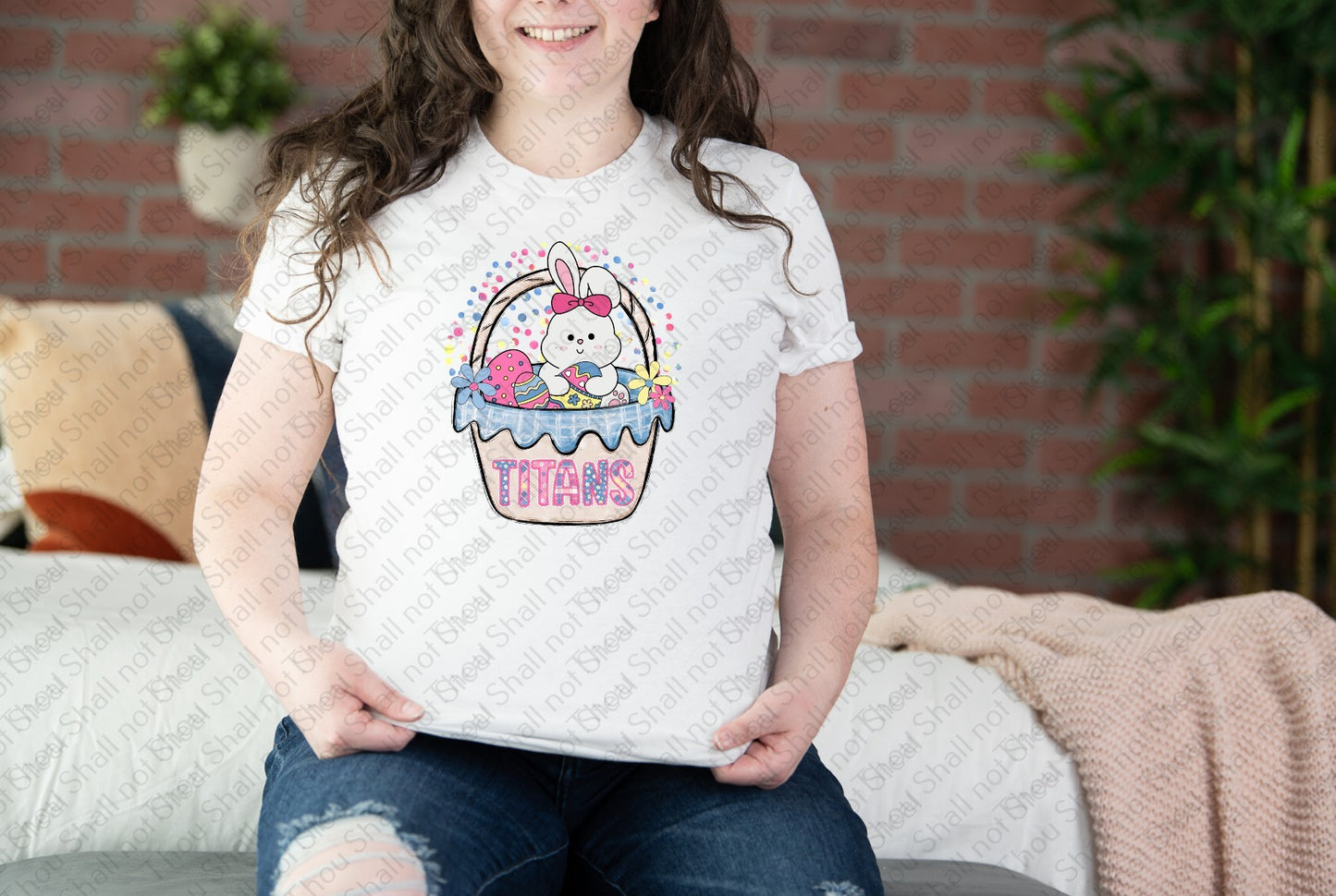 63-33 Titans Easter Basket tee