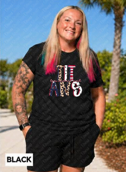 63-37 Titans Stars Stripes Cheetah Print tee