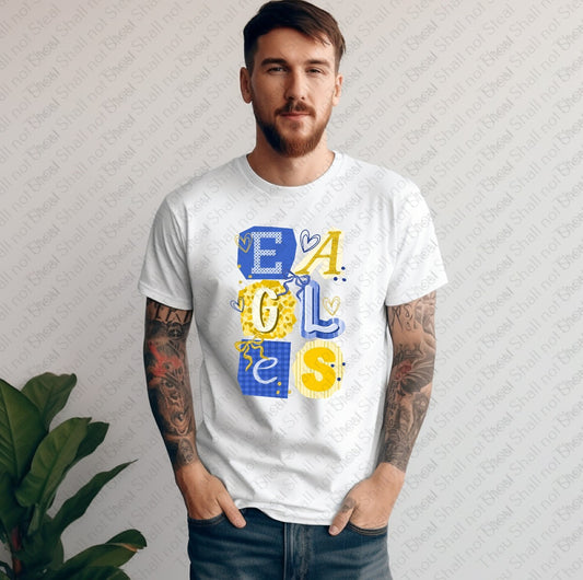 64-22 Eagles - Ransom Letters tee