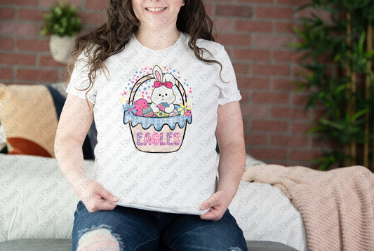 64-26 Eagles Easter Basket tee