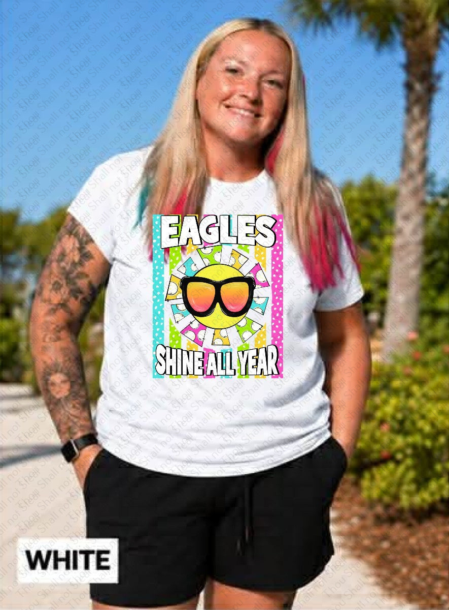 64-29 Eagles - Shine all year tee