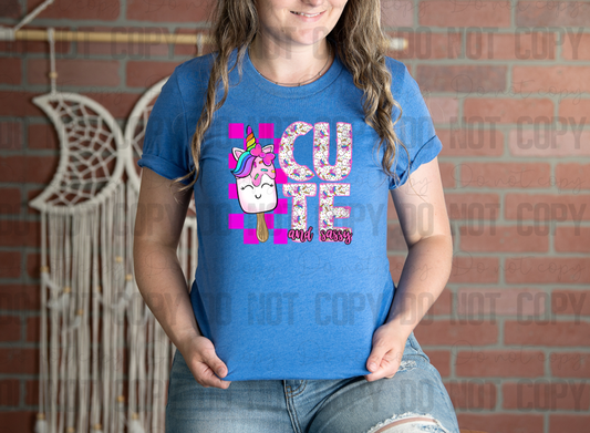 C-09 Cute And Sassy Completed Tee